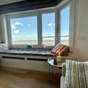  Appartement La Brise Et La Mer- Frontaal Zeezicht! Belgique